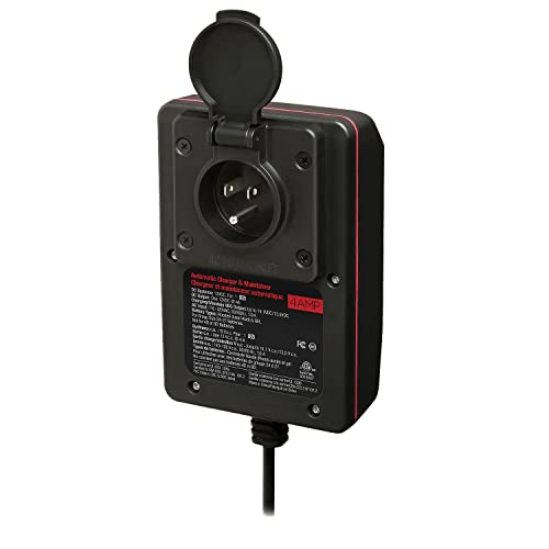 ProMariner 24105 ProTechOne Digital Series 5 Amp Fully Automatic On-board Battery Charger and Maintainer with Integrated AC Inlet