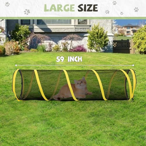Outdoor Cat Enclosures for Indoor Cats, Outdoor Cat Tent with Tunnel for Multiple Cats, Cat Playpen for Pet Kitty Rabbits Ferrets Puppy and Other Small Animals, (Styles 9)
