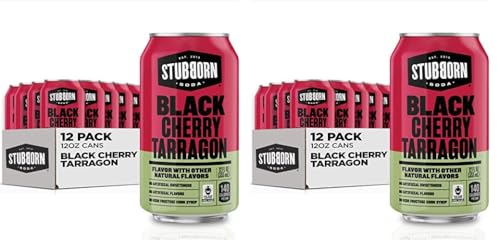 STUBBORN SODA, 3 Flavor Variety Pack, 12oz Cans (Two packs of 12)
