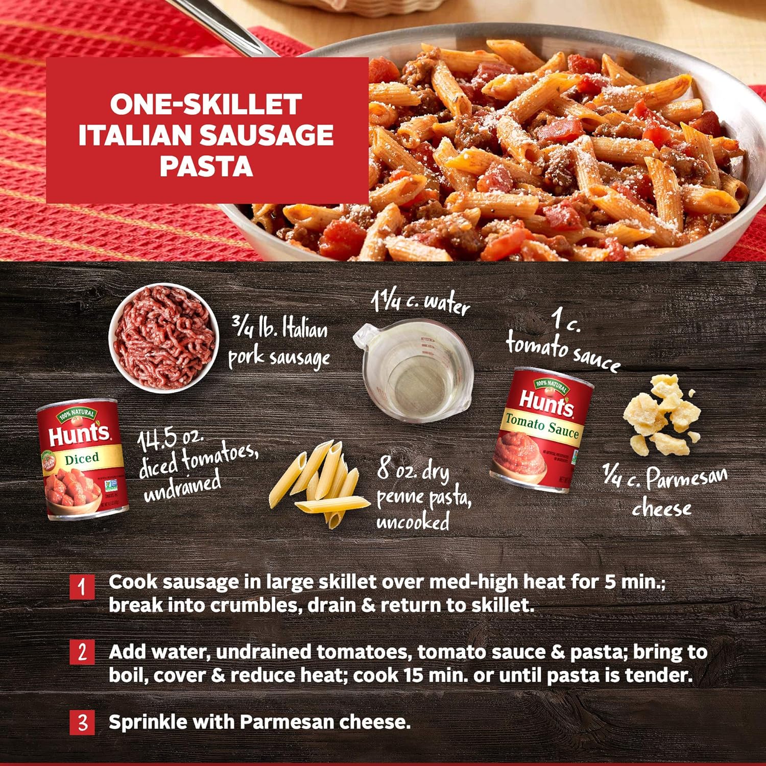 Hunt's Diced Tomatoes No Salt Added, Keto Friendly, 14.5 Ounce (Pack of 12)