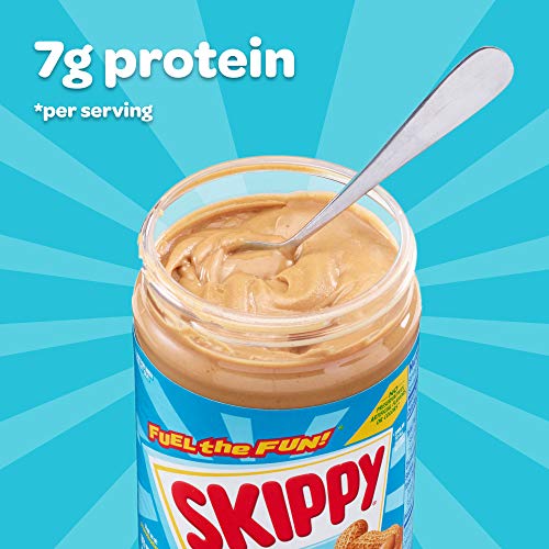 Skippy Peanut Butter, Creamy, 16.3 Oz, (Pack of 2)