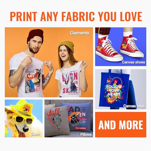 A3 L1800 DTF Printer, Transfer Printing Machine T-Shirt Direct to Film with Continuous Ink Supply,White Ink Mixing, Cycle and Semi-Automatic Cleaning (A31 L1800)