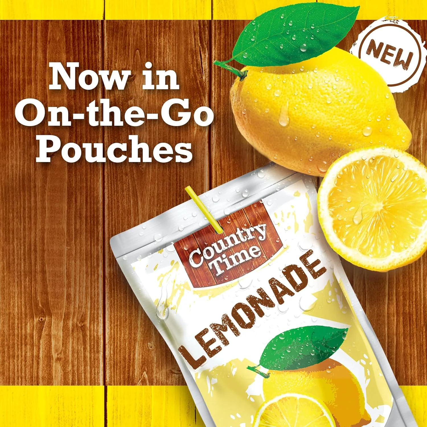 Lemonade Ready To Drink Flavored Drink Pouches, 10 Ct Box, 6 Fl Oz Pouches