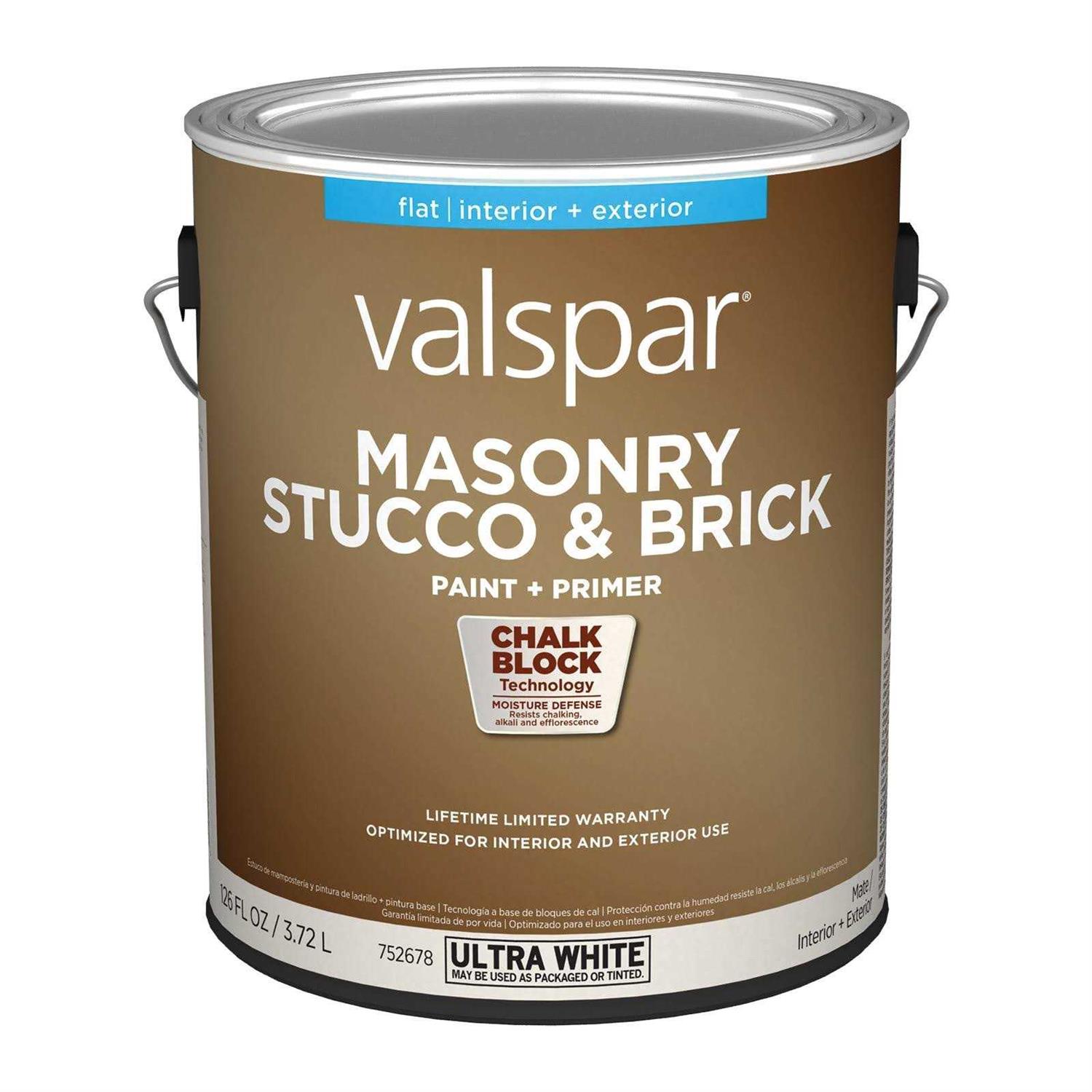 Valspar Masonry Stucco & Brick Flat Tintable Interior/Exterior Paint 007 - Shop Hardware Tools Online Store