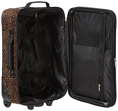Rockland Fashion Expandable Softside Upright Luggage Set, Charcoal, 2-Piece (14/19)
