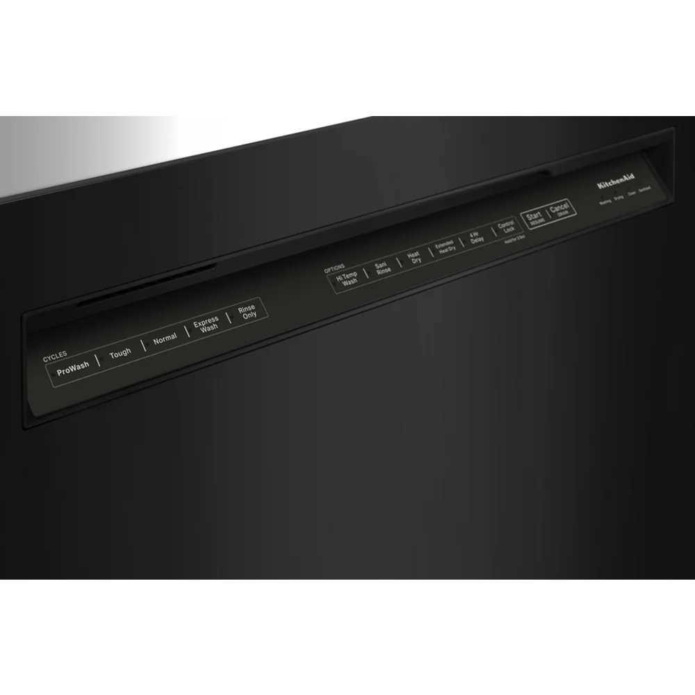 Kitchenaid 47 dBA Two Rack Dishwasher with ProWash(TM) Cycle PrintShield Stainless - KDFE104KBL