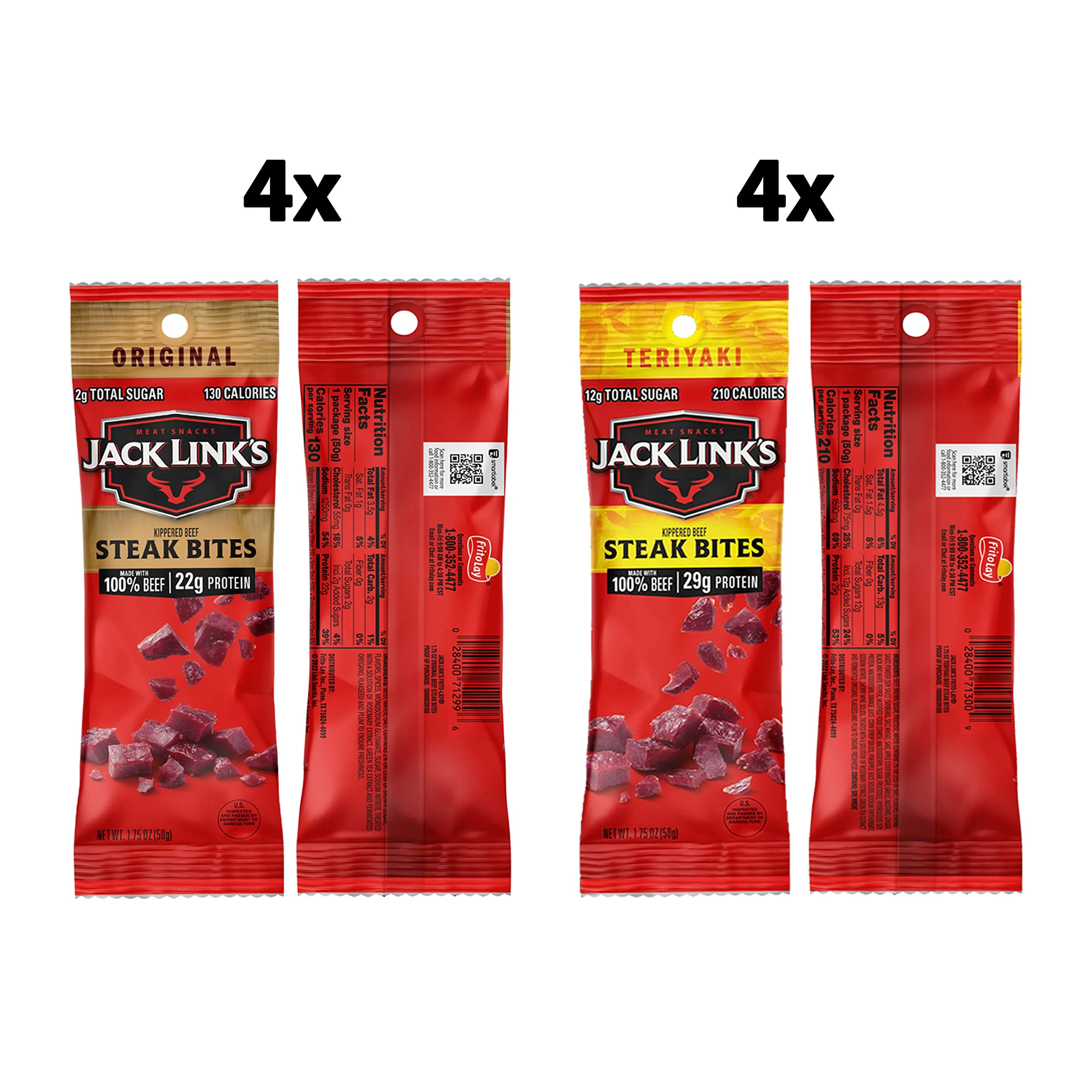 Jack Link,S Steak Bites Variety Pack (8 Count)