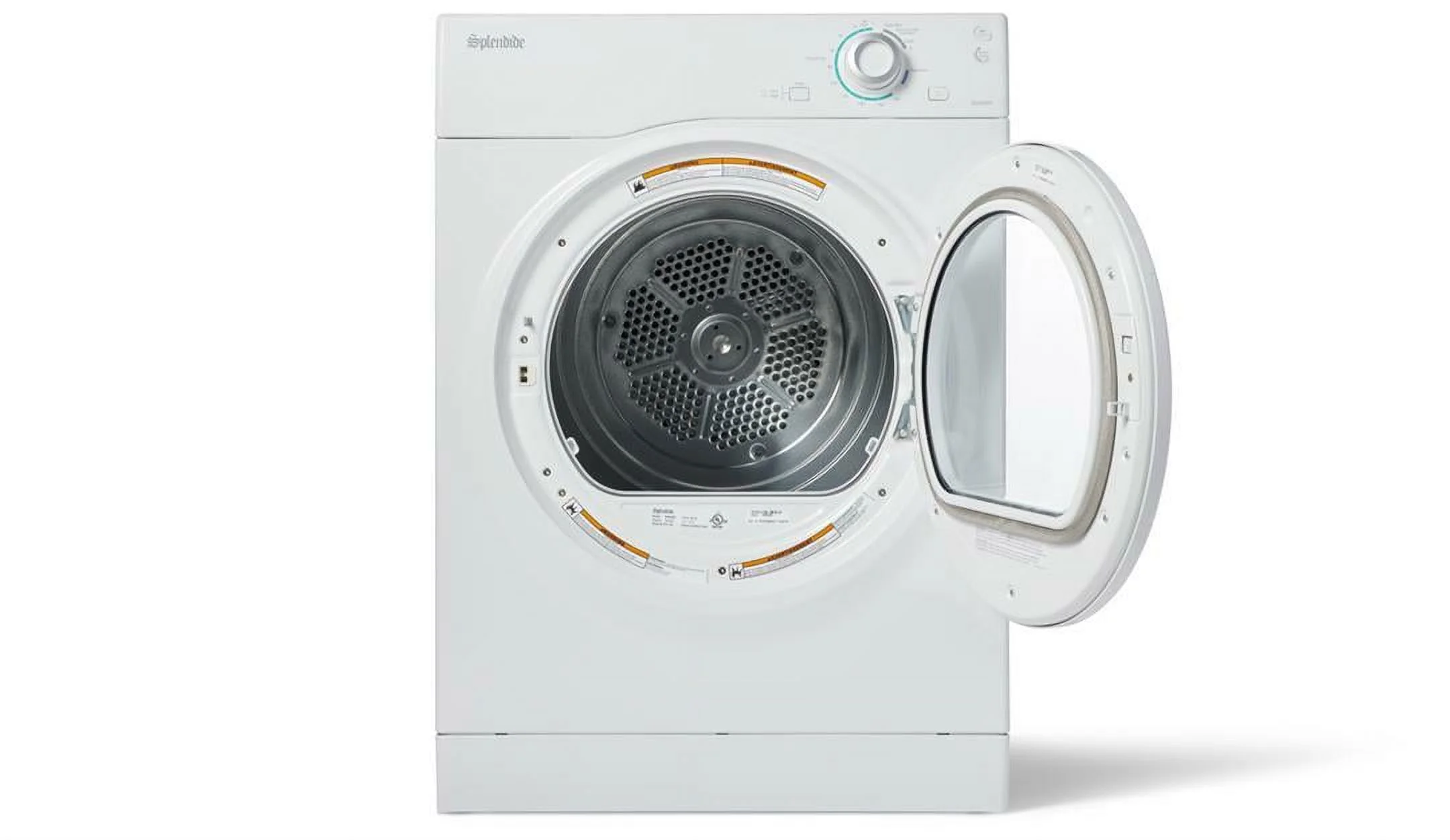 Westland DV6500X 32.87 x 23.5 x 22.75 in. Splendide Stackable Dryer, White - 120V