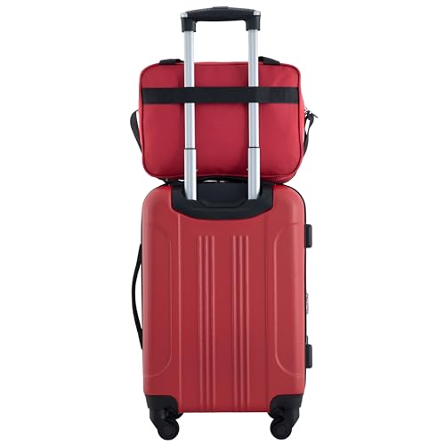 Travelers Club Chicago Hardside Expandable Spinner Luggage, Teal, 20