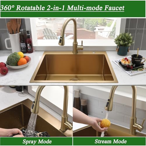 25 Inch Drop In Laundry Sink-Brovy 25