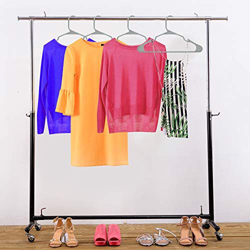 Utopia Home Clothes Hangers 50 Pack - Plastic Hangers Space Saving - Durable Coat Hanger with Shoulder Grooves (White)