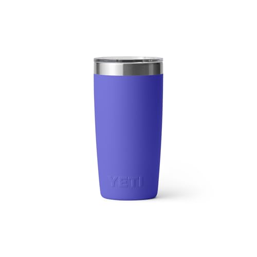 YETI Rambler 10 oz Tumbler, Stainless Steel, Vacuum Insulated with MagSlider Lid, Firefly Yellow