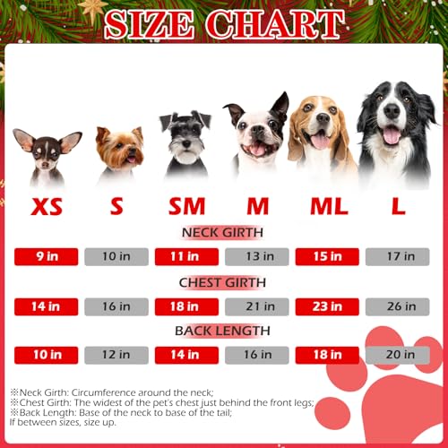 EXPAWLORER Dog Christmas Sweater for Small Medium Large Dogs, Knit Turtleneck Holiday Pet Clothes Dog Sweater Xmas Outfit, Warm Soft Winter Costume Onesie for Puppy Boy Girl, Green M