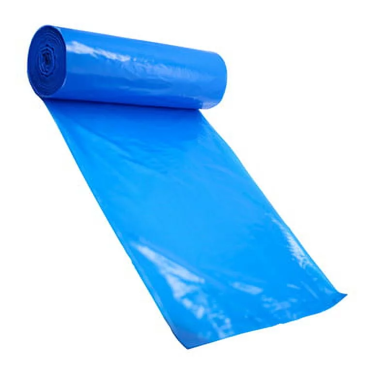 LARGE ROLL BAGS - Pet Waste Bag - Case of 6000 / 30 Rolls (Blue)