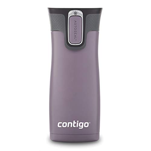 Contigo AUTOSEAL West Loop Vacuum-Insulated Stainless Steel Travel Mug with Easy-Clean Lid 20 oz Sake