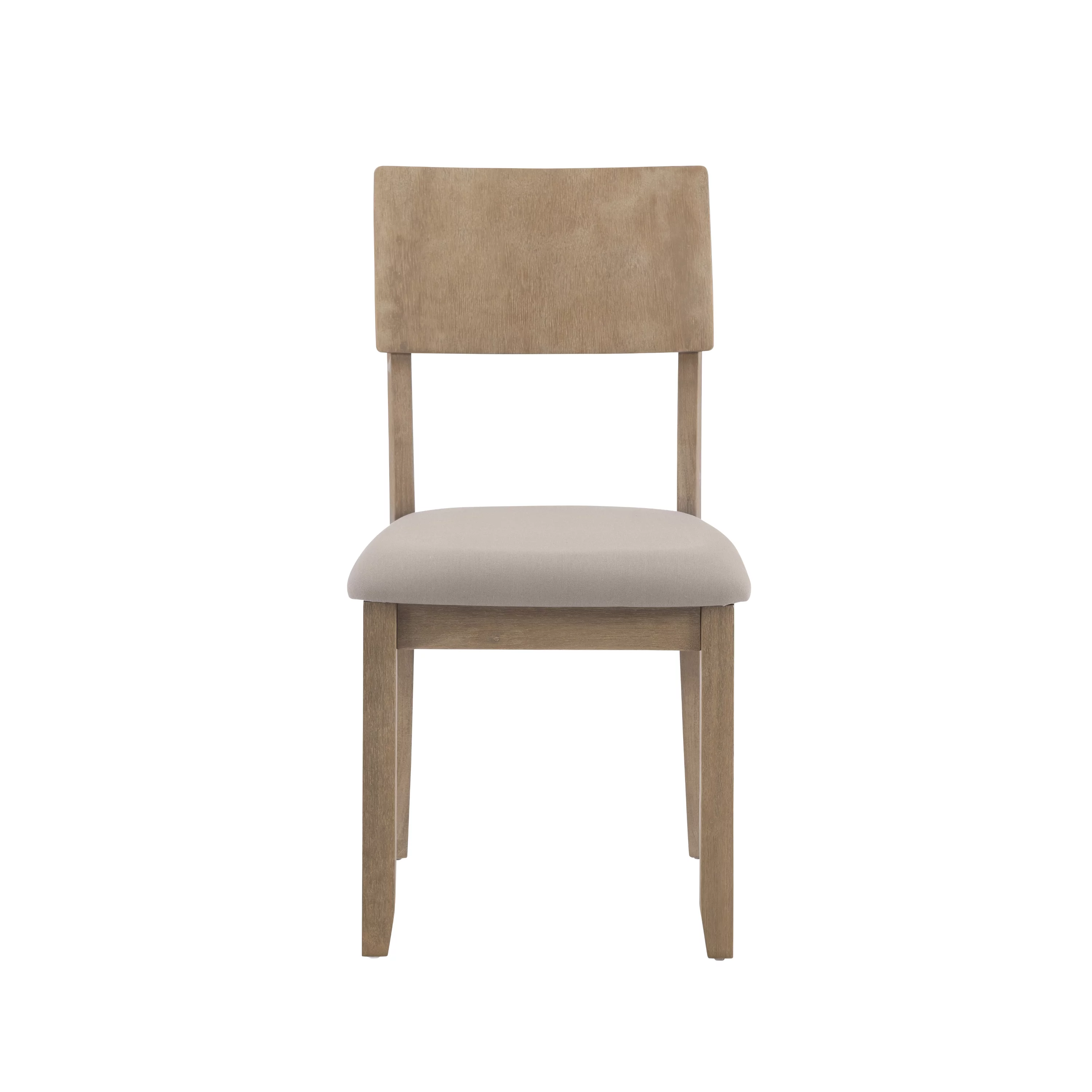 Linon Jamil Upholstered Dining Chair, Set of 2, Gray Wash