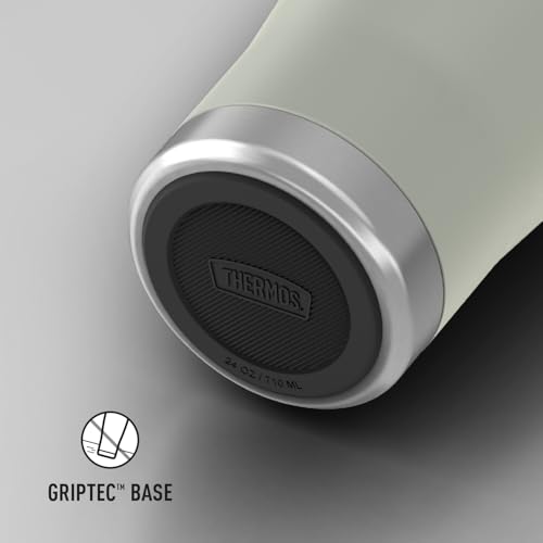 THERMOS ICON SERIES, Stainless Steel Cold Tumbler with Slide Lock, 24 Ounce, Sandstone