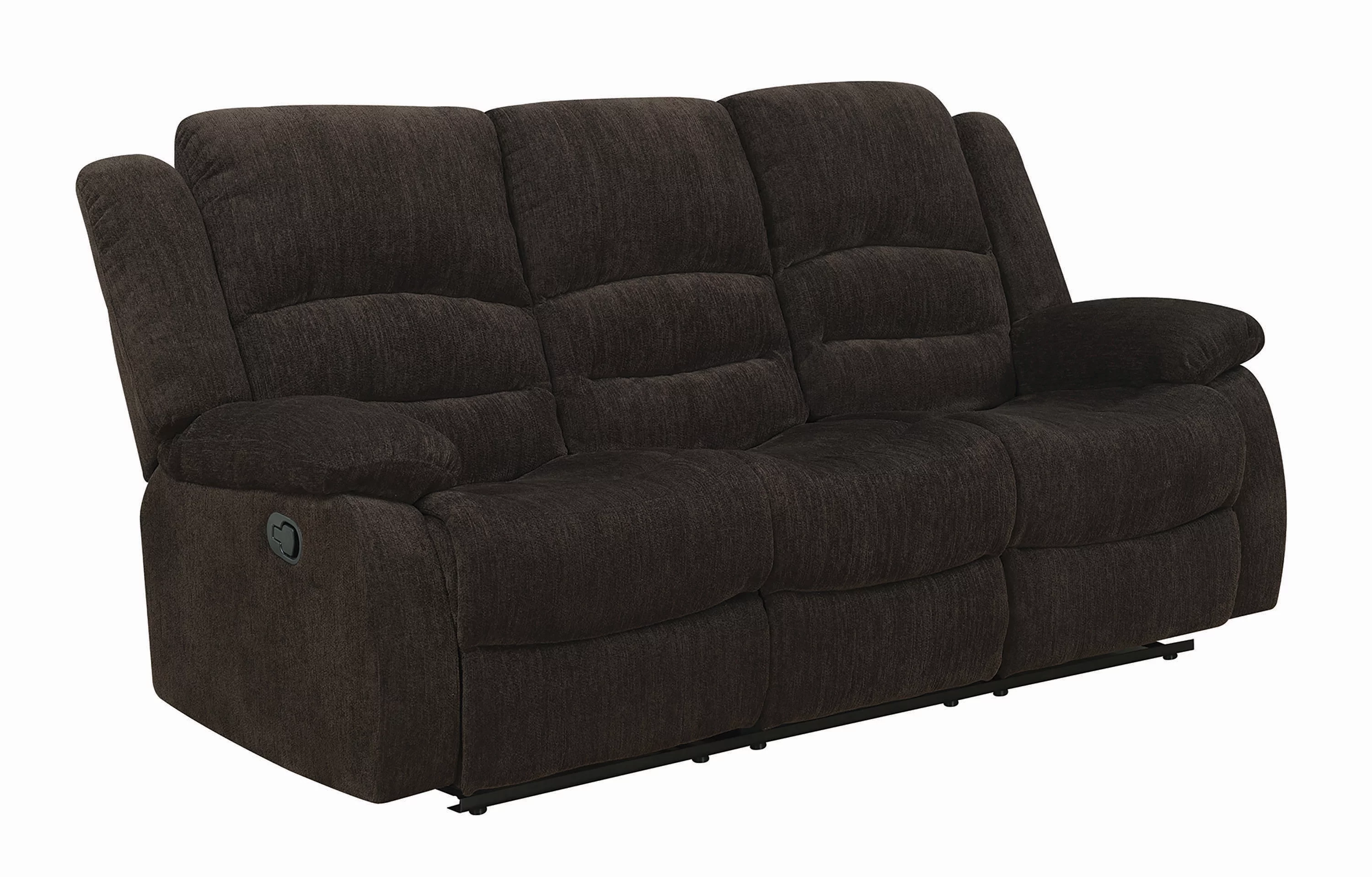 Gordon Pillow Top Arm Motion Sofa Chocolate