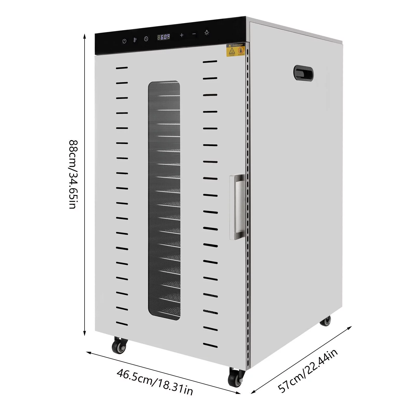 1700W Premium Multi-Tier Meat Beef Jerky Maker Fruit/Vegetable Dryer W/Trays