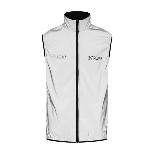 Proviz Men's REFLECT360 Waterproof Cycling Gilet Hi Visibility Reflective Bike Vest
