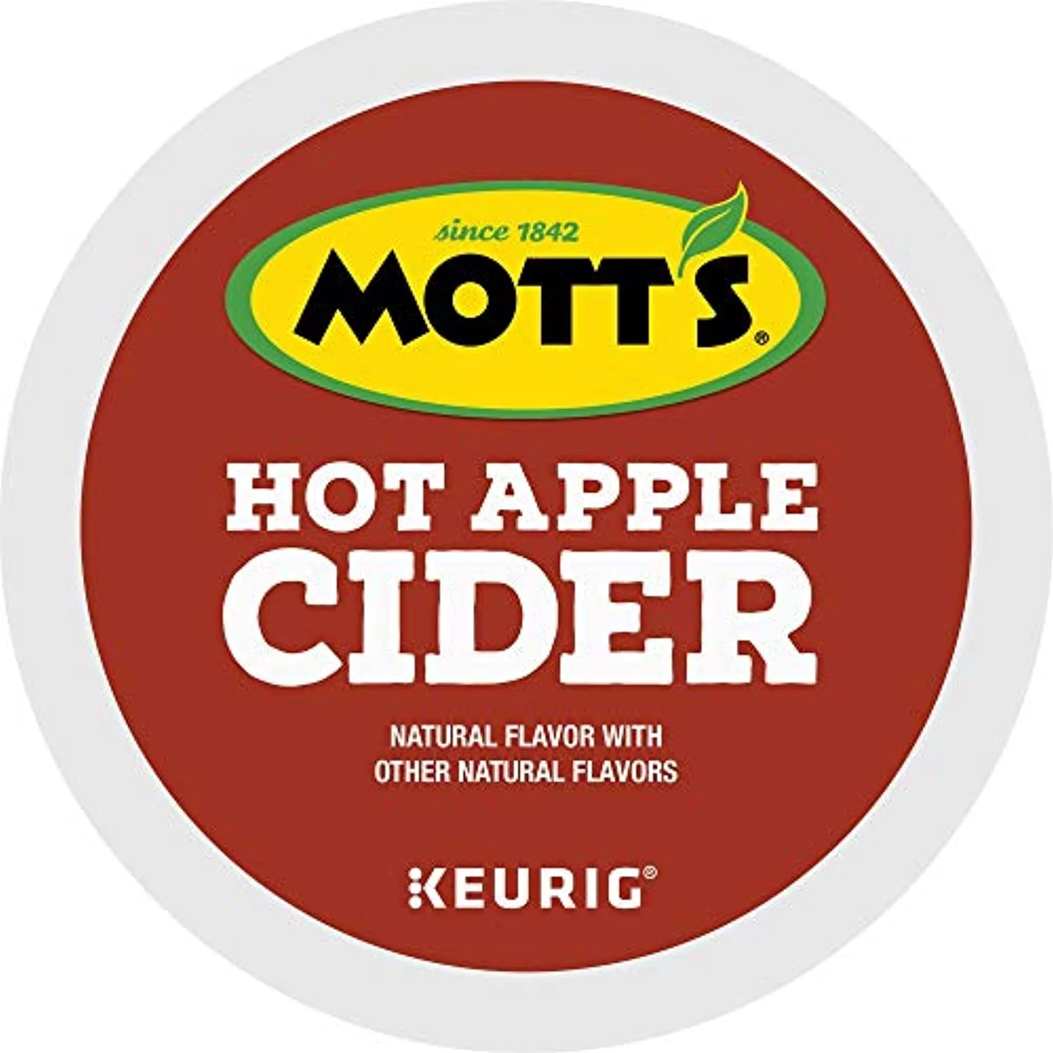 Keurig Motts Hot Apple Cider, Keurig Single Serve K-Cup Pods, Flavored K Cups, Hot Apple Cider, 12 Count (Pack Of 6)