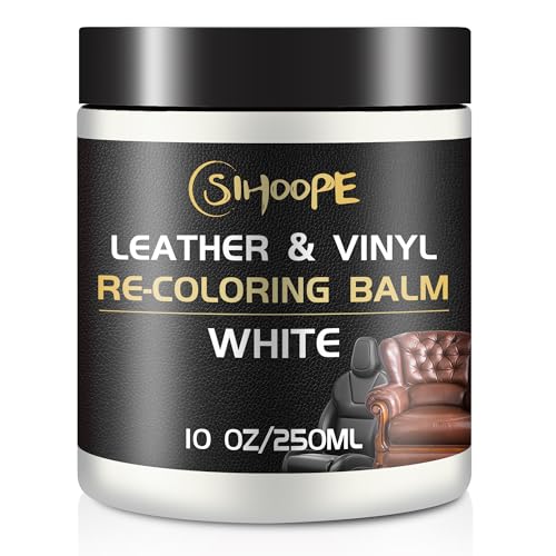 Leather Recoloring Balm Restoration - Leather Dye Vinyl Paint Leather Color Restorer Car Seats Furniture Couch Chair Shoes Boots Purse Jacket Saddle Fade Stain Scratch Repair Cream(Black)