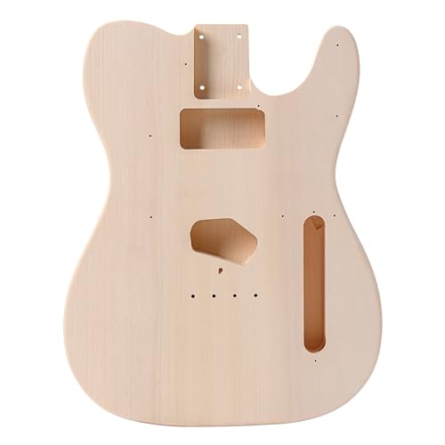 Leo Jaymz DIY Single Cut Electric Guitar Kits with Mahogany Body and Neck - Rosewood Fingerboard and All Components Included (LP Hollow)
