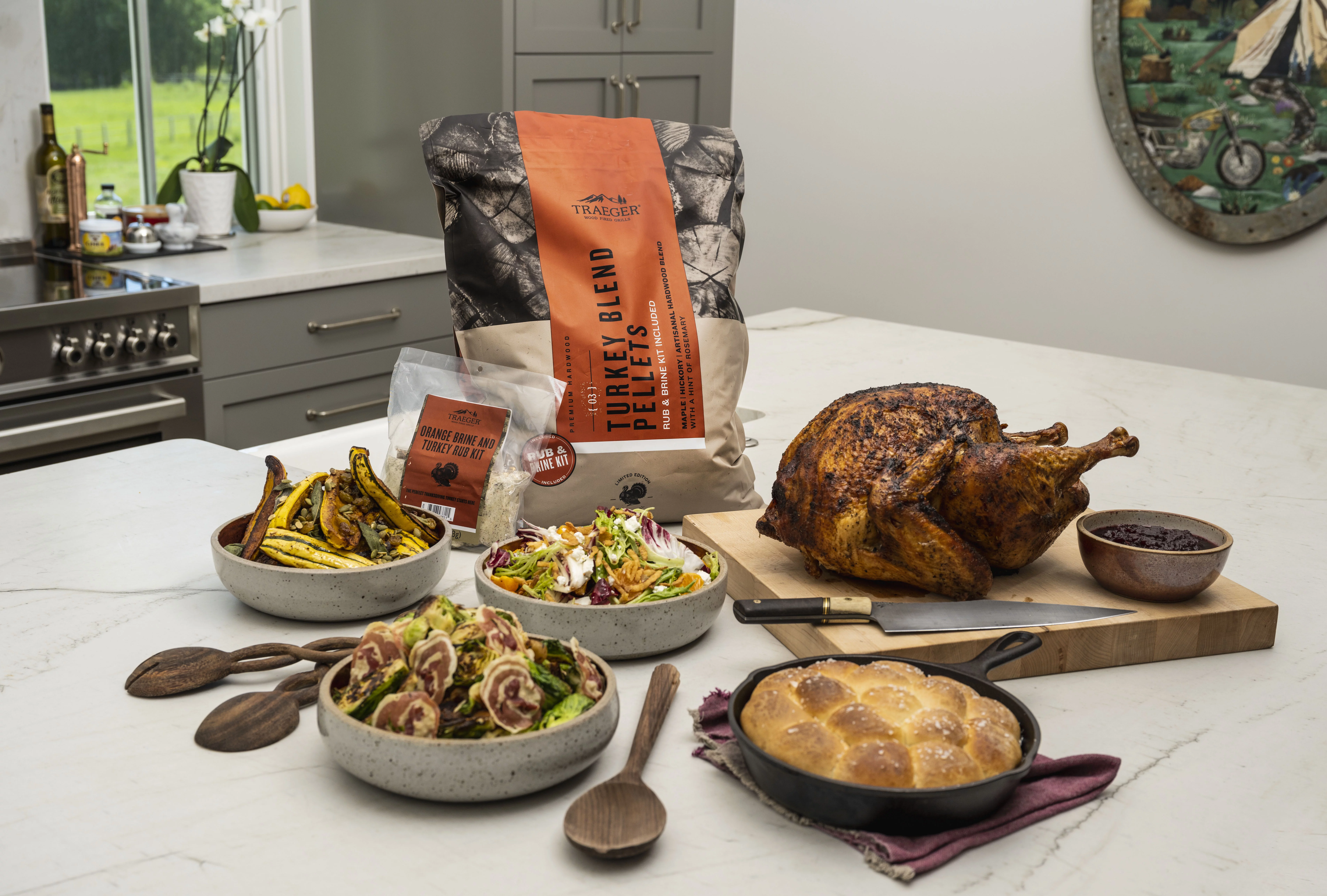 Traeger Pellet Grills Limited Edition Turkey Wood Pellets with Brine Kit