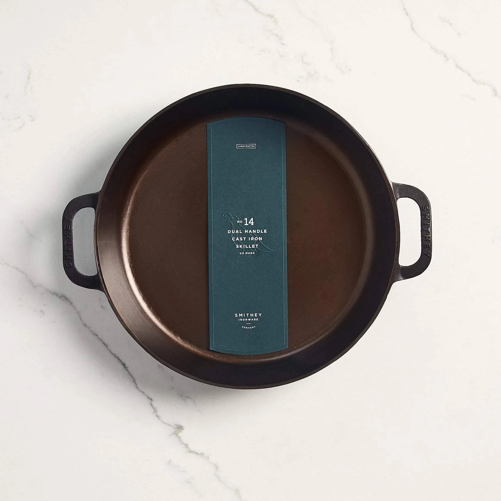 Smithey Cast Iron 14x22 Dual Handle Skillet