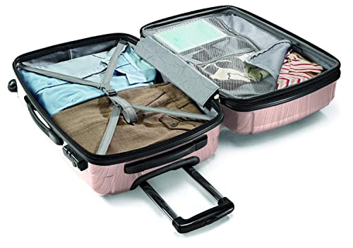 Samsonite Winfield 2 Hardside Expandable Luggage with Spinner Wheels, Brushed Anthracite, Checked-Large 28-Inch