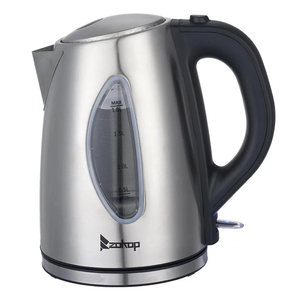 SamyoHome 1.8L Stainless Steel Electric Kettle, Silver