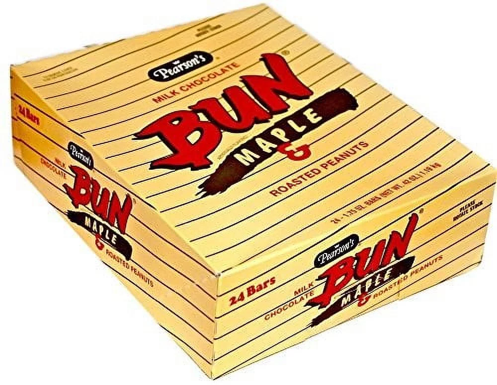 Pearson's Gluten-Free Maple Bun Bar, 1.75 Oz., 24 Count