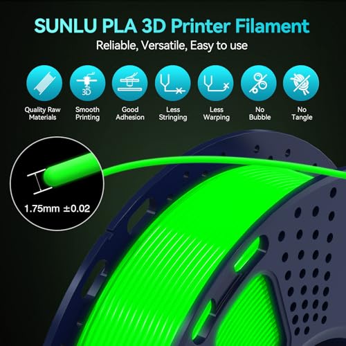 SUNLU Real Wood Fiber PLA Filament, Neatly Wound 1.75mm Dimensional Accuracy +/- 0.03mm, Fit Most FDM 3D Printers, 4kg in Total, 1kg per Spool, 4 Pack,（Wood+Fiber Cherry+Fiber Maple+Fiber Walnut）