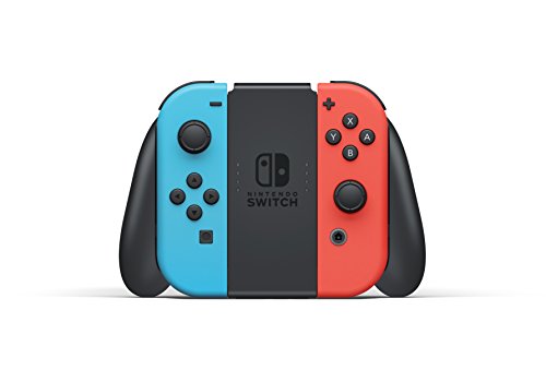 Nintendo Switch Neon Blue/Red with Mario Kart 8 Deluxe Bundle | Includes Wireless Pro Controller, Extra Joy-Con (Red/Blue) | With Signature Series Large Carry Case and Earphones