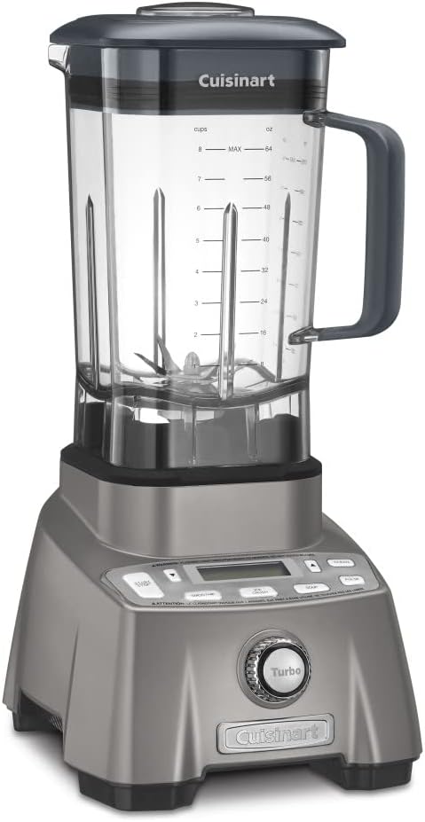 Cuisinart Blender for-Shakes, Smoothies & More, 3.5 Peak Hurricane Pro Blender, Gunmetal, CBT-2000