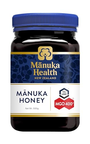 Manuka Health UMF 13+/MGO 400+ Manuka Honey (250g/8.8oz), Superfood, Authentic Raw Honey from New Zealand