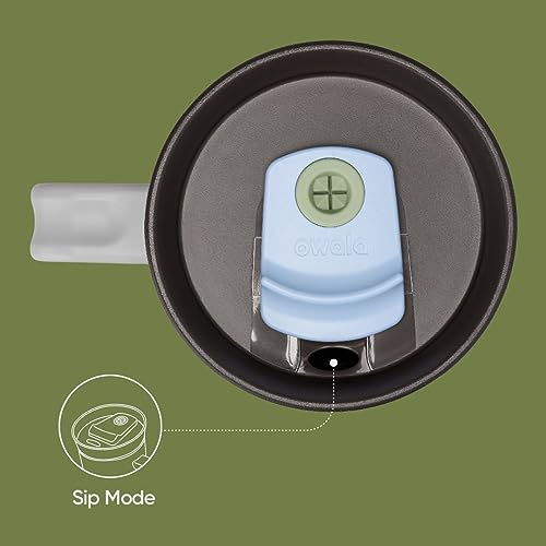 Owala Stainless Steel Triple Layer Insulated Travel Tumbler with Spill Resistant Lid, Straw, and Carry Handle, BPA Free, 40 oz, Dusty Pink (Yoga Rose)