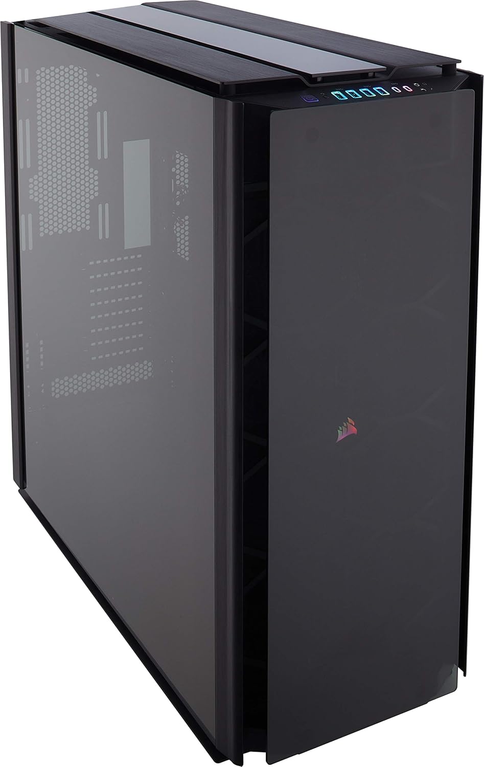 Corsair Obsidian Series 1000D Super-Tower Case, Smoked Tempered Glass, Aluminum Trim, Integrated Commander PRO fan and lighting controller