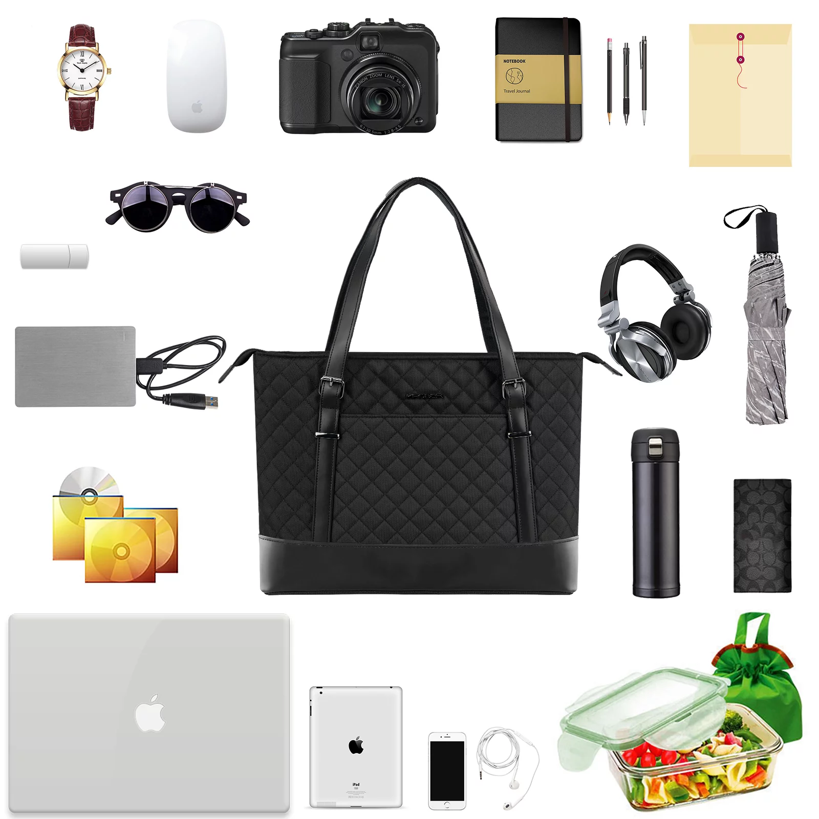 KROSER Laptop Tote Bag 15.6