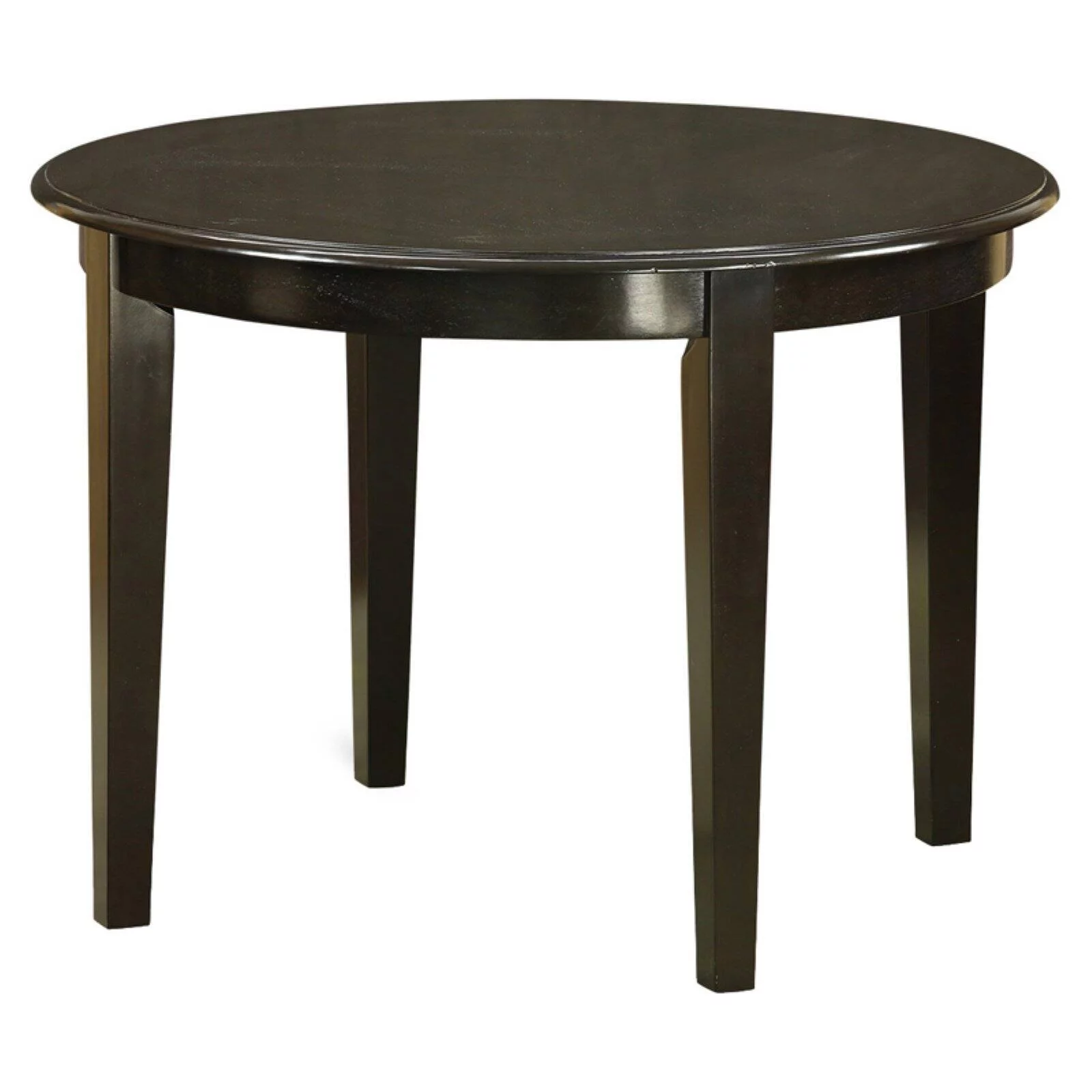 East West Furniture Boston Wood Dining Table with 4 Tapered Legs in Cappuccino