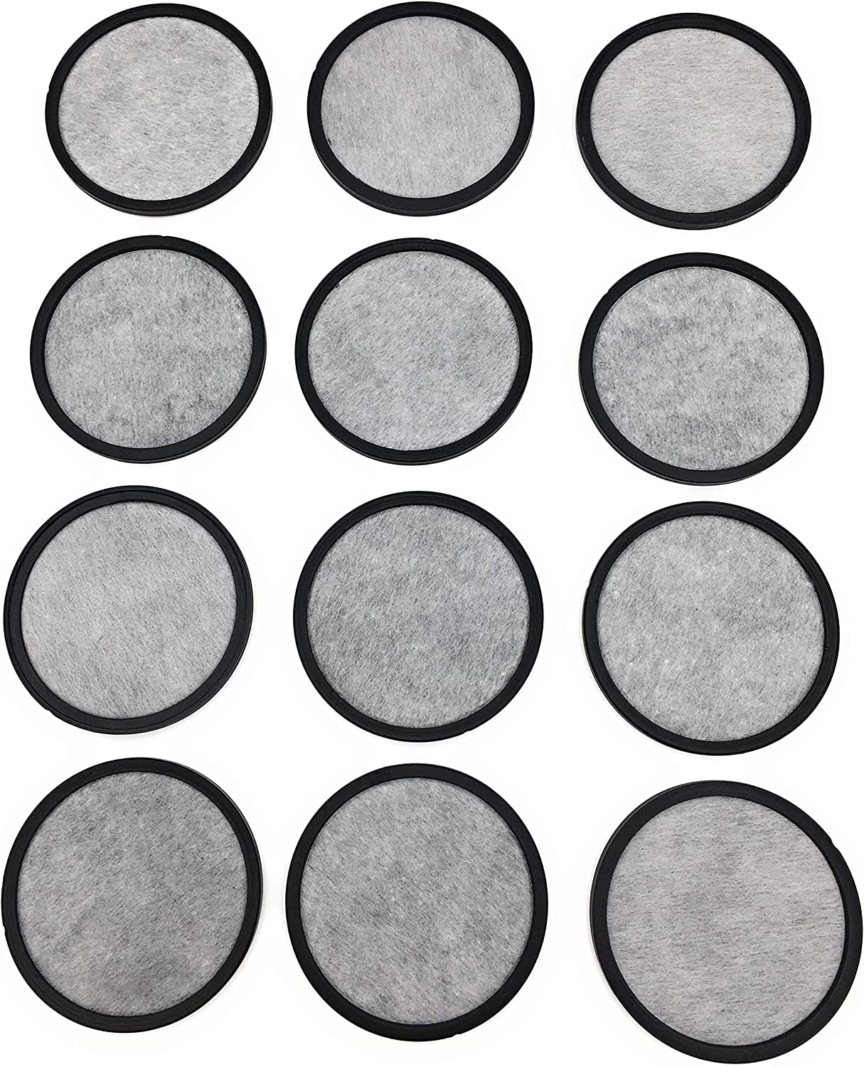 12 Pack Replacement Water Filter Discs for Mr. Coffee Coffee Maker, Activated Charcoal Water Purification Dics