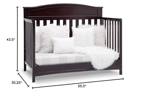 Delta Children Emery 4-in-1 Convertible Baby Crib - Greenguard Gold Certified, White