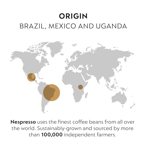 Nespresso Capsules Vertuo, Double Espresso Dolce, 30-Count Espresso Pods, Brews 2.7 oz.