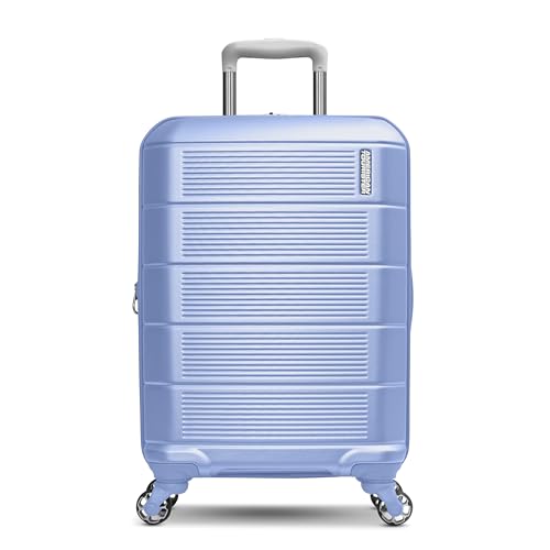 American Tourister Stratum 2.0 Expandable Hardside Luggage with Spinner Wheels, Purple Haze, Carry-on