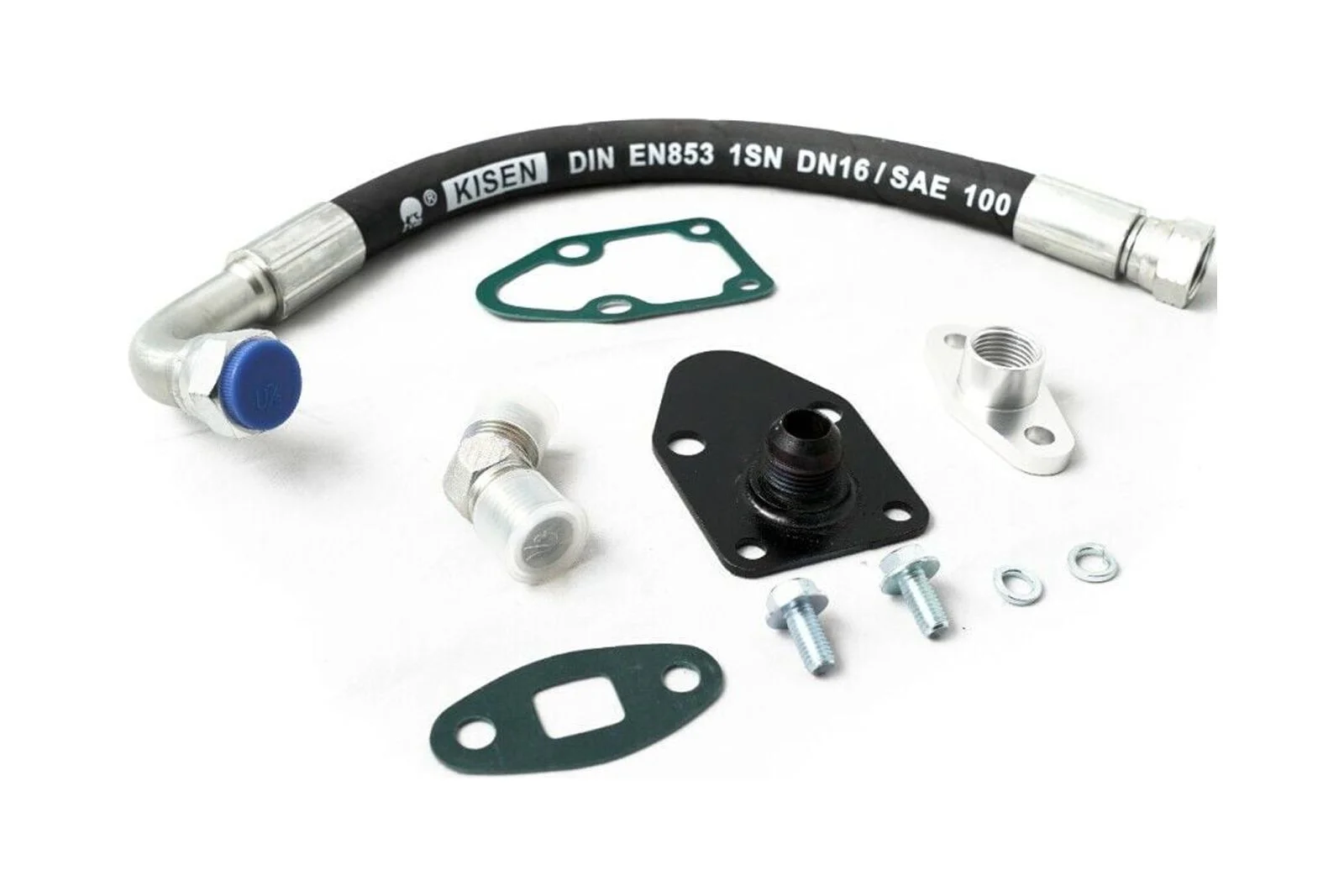 Rudy's Upgraded Heavy Duty Turbo Drain Kit For 92-00 Chevy GMC 6.5L Turbo Diesel