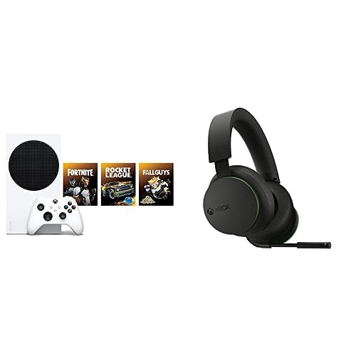 Xbox Series S – Gilded Hunter Bundle – In-game cosmetics for Fortnite, Rocket League, Fall Guys – 512GB All-Digital Gaming Console – 1440p Gaming – 4K Streaming – Robot White