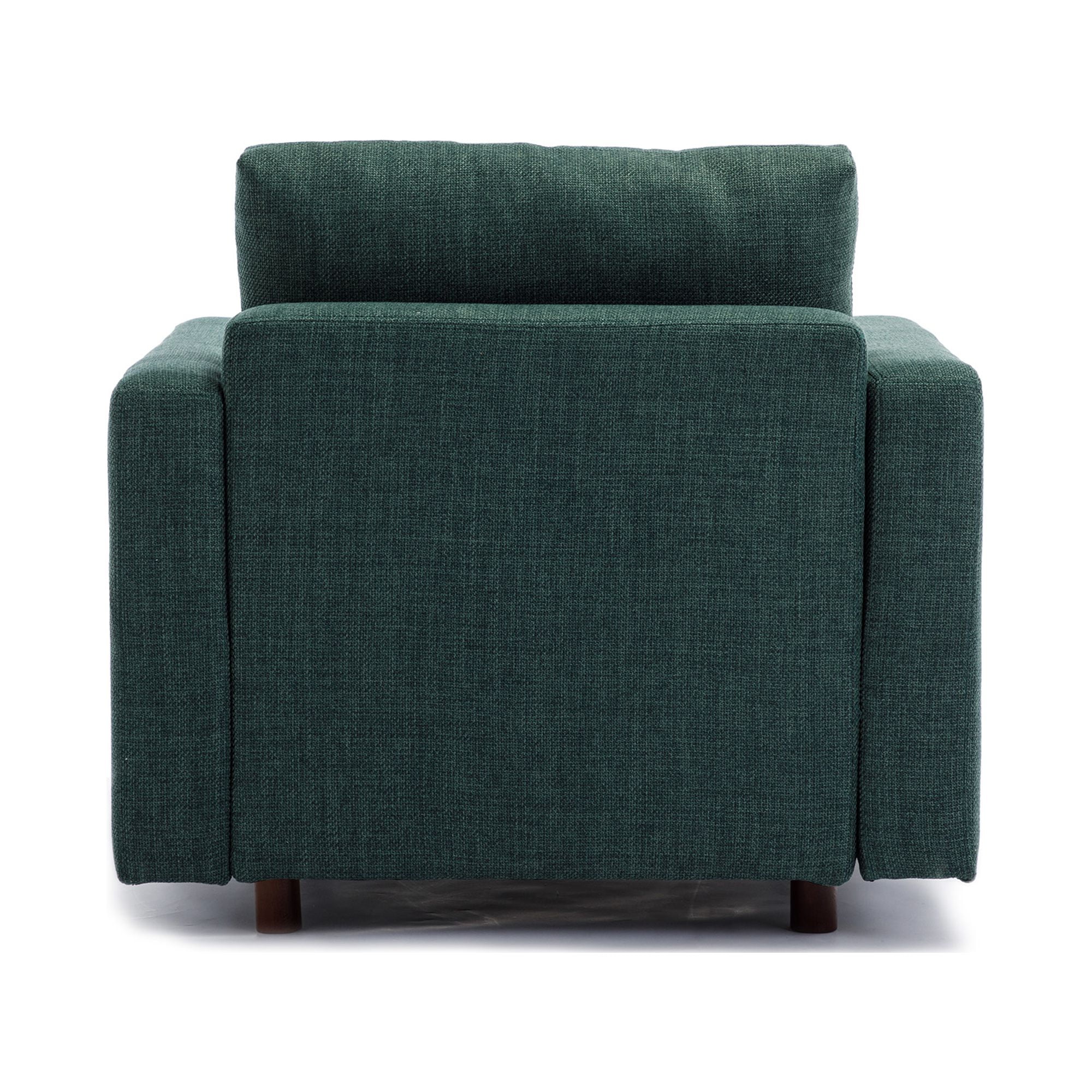 Andoer Single Seat Module Sofa Sectional Couch,Cushion Covers Non-removable and Non-Washable,Green