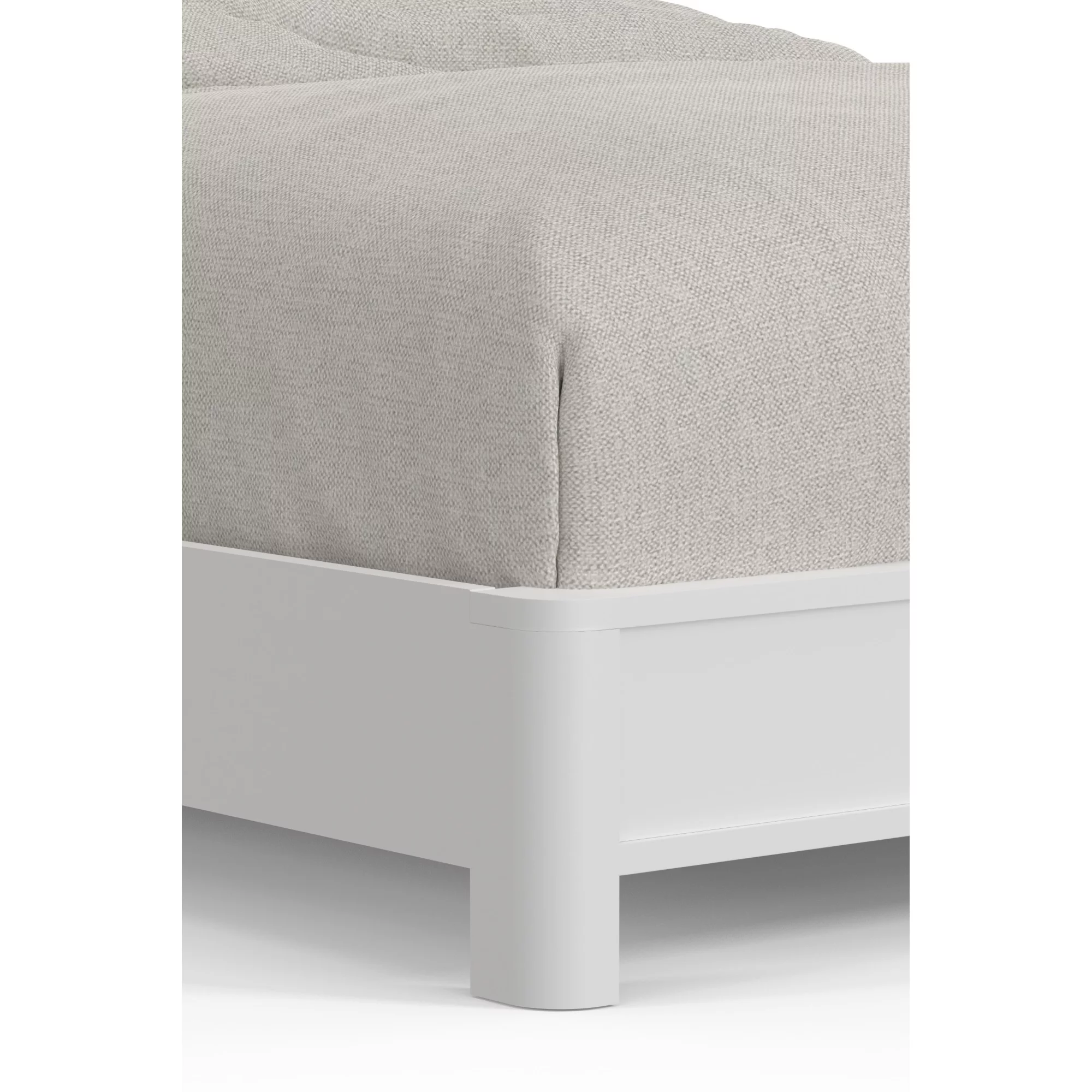 Alpine Furniture Stapleton Full Panel Bed in White