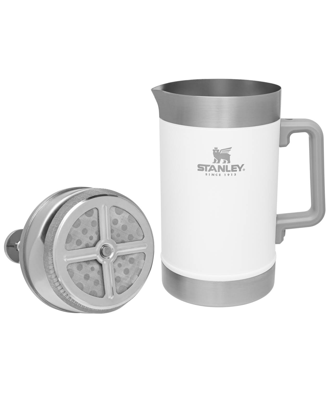 Stanley 48 oz Classic Stay Hot French Press, Hammertone Green