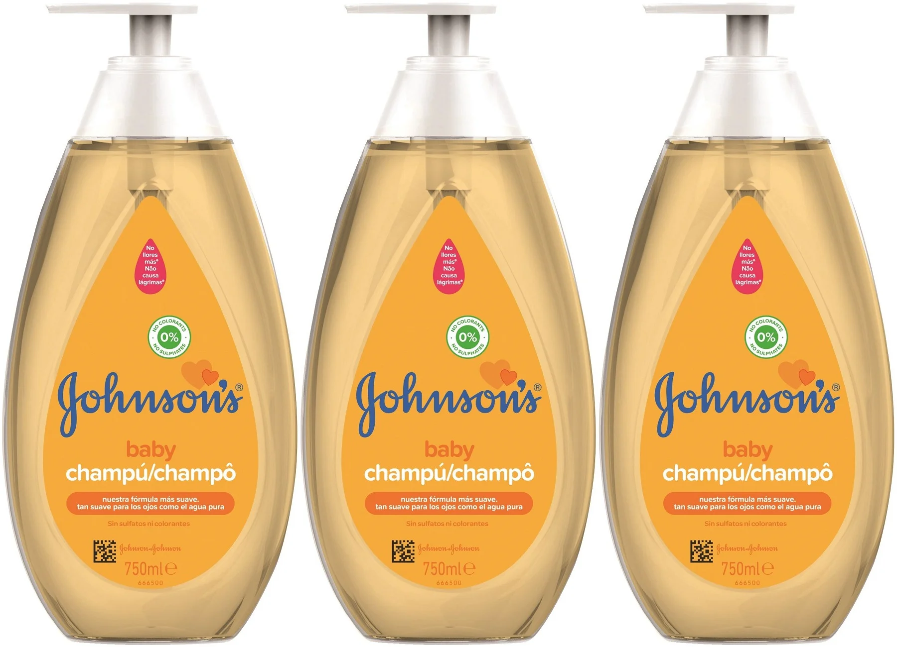 Johnson's Baby Shampoo, 750 Ml / 25.3 Ounce (Pack of 3) Imported Version